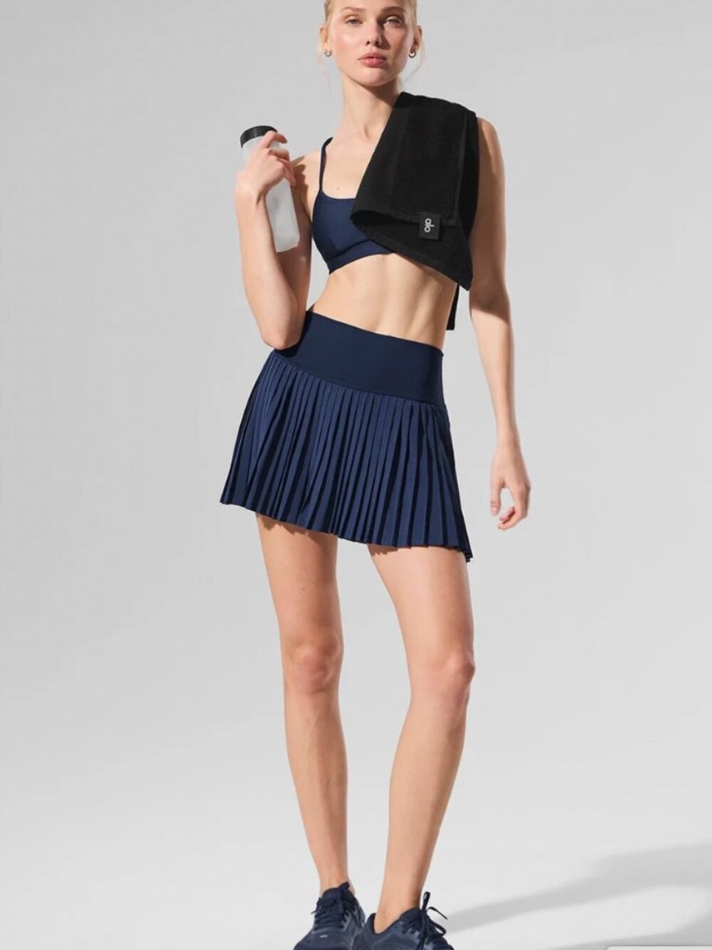 Alo Grand Slam Tennis Skirt - Navy, size xxs - Picture 6 of 7